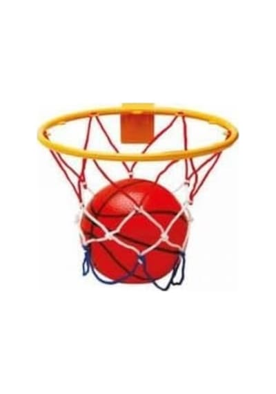 Kapıya Ve Duvara Monte 24cm Basketbol Potası,toplu+fileli,basketbol Öğreten Eğitici Basket Çemb