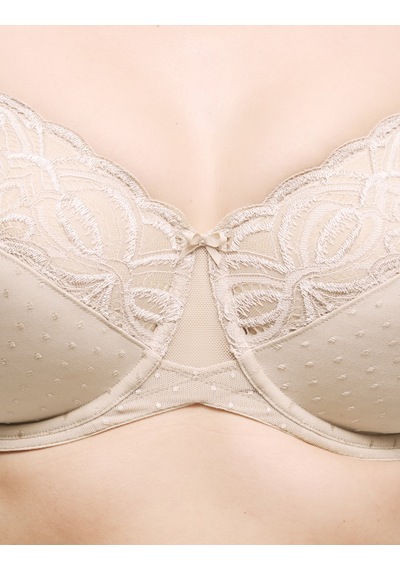 Marks & Spencer Dantelli Balenli Minimizer Sütyen T33005803 Pembe