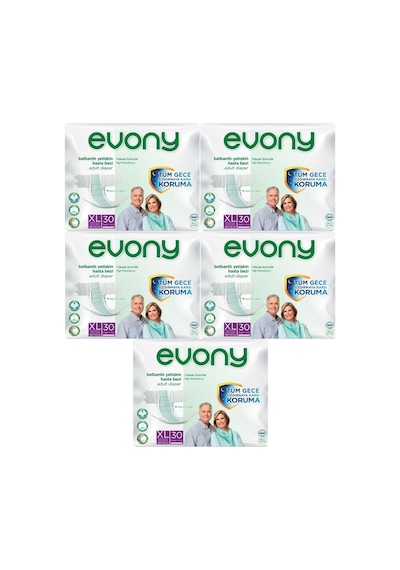 Evony Hasta Bezi Yetişkin Bel Bantlı Tekstil Yüzey Xl 150 Adet