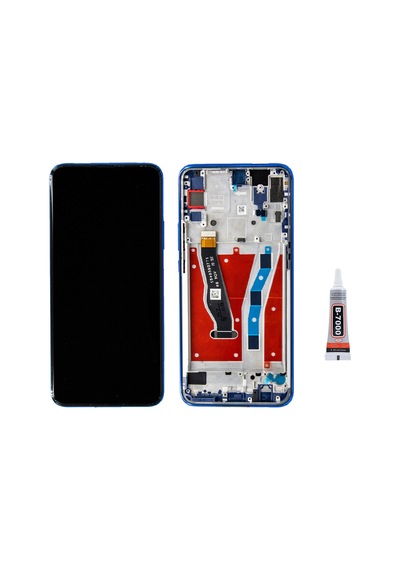 Huawei Y9 Prime 2019 Çıtalı Mavi Uyumlu Ekran Lcd Dokunmatik B7000 15ml Yapıştırıcı İle Beraber Yc