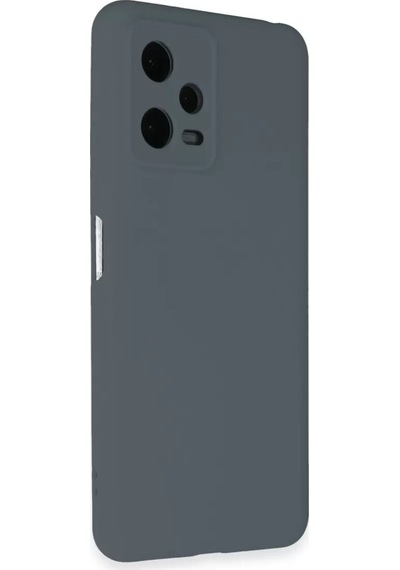Newface Xiaomi Redmi Note 12 Pro 5g Kılıf Nano İçi Kadife Silikon - Gri Diğer