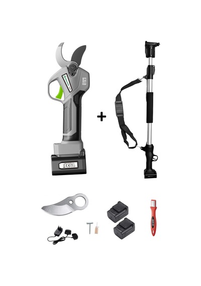Zimastar Sc-8614a/1 35 Mm Akülü Budama Makası + Sc-7612 Teleskopik Uzatma Aparatı