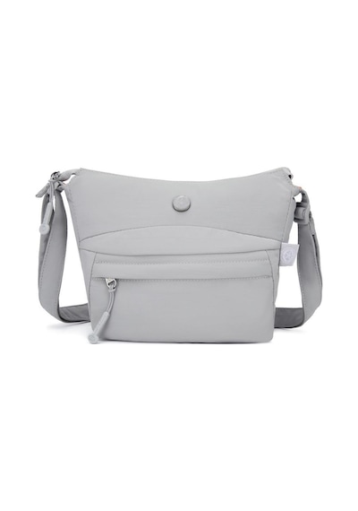 Smart Bags Mikro Poly Kumaş Postacı Kadın Çantası 3342 Gri