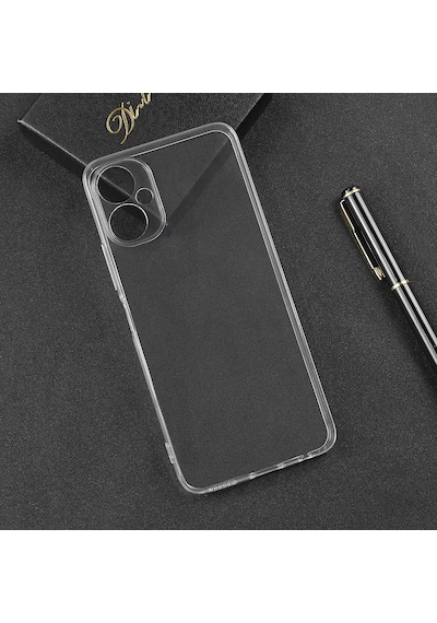 Ekılıf - Tecno Camon 19 Neo Uyumlu - Kılıf Şeffaf Soft Slim Fitt Süper Silikon Kapak - Şeffaf
