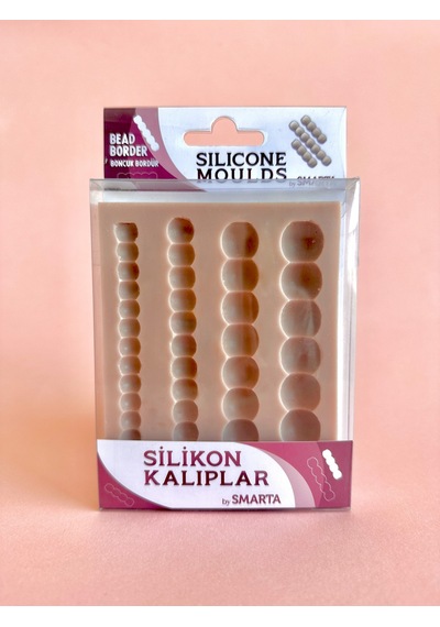 Smarta Silikon Epoksi Ve Polimer Kil Kalıbı Bead Border