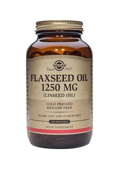 Solgar Flaxseed Oil 1250 MG 100 Softjel