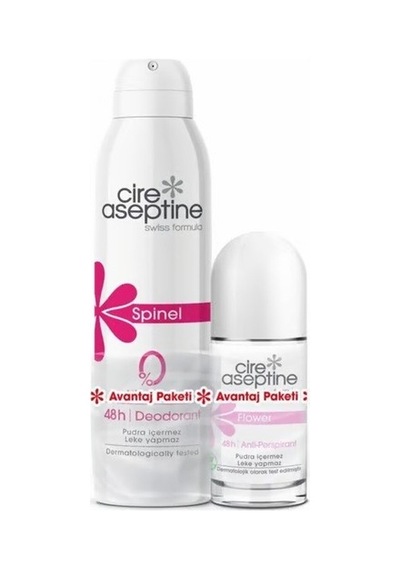 Cire Aseptine Spınel Deodorant + Flower Roll-on Avantaj Paketi