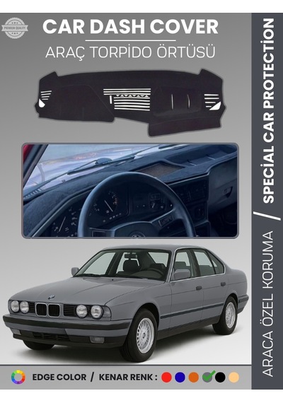 Bmw E34 5 Serisi Airbagsiz 1988-1996 Torpido Örtüsü Panel Torpido Koruma Tam Uyum Çatlamayı Önler - 648 Stiloto