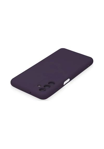 Samsung Uyumlu Galaxy A14 4g Kılıf Nano İçi Kadife Silikon - Mor Aklby-bsva58 standart