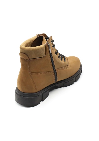 Costo Shoes Büyük Numara Erkek Bot Rahat Geniş Kalıp Kum Nubuk