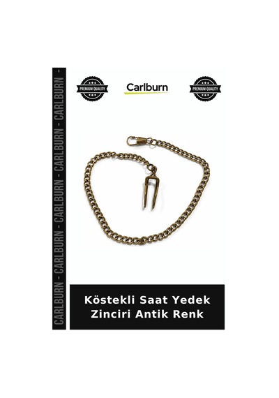 Köstekli Saat Yedek Zinciri Antik Renk Eski Stil Vintage Detay Hatıra Hediyesi Çok Renkli