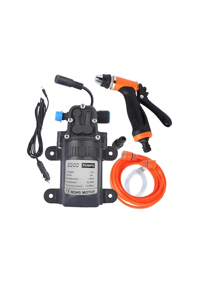 Hpy Pazar 12v Araç Yıkama Pompası 60 65w Oto Yıkama Makinası Tazdik Tabancası