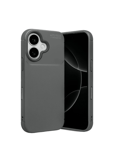 Newface - 765 - Apple iPhone Uyumlu 17 Auto Focus Karbon Kapak - Ece-umay - - Gri
