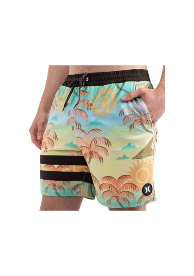 Hurley Hurley Phntm Eco Block Party 17 Erkek Volley Short 6423 Çok Renkli