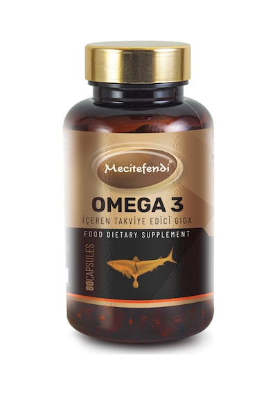 Mecitefendi Omega 3 İçeren Takviye Edici Gida (80 Kapsül 1300 MG)