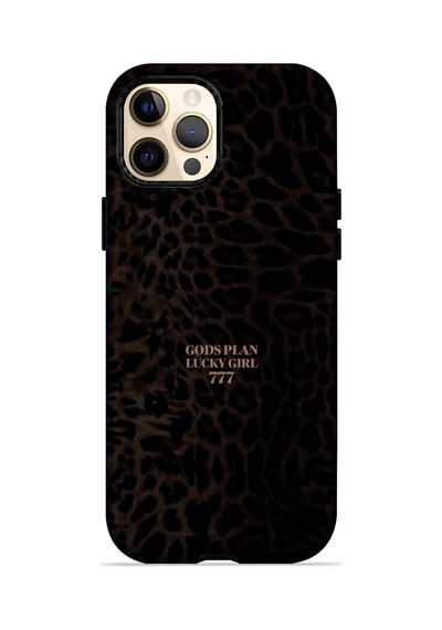 Velvoria Valestra Gece Leopar Apple iPhone Uyumlu 12 Pro Max Darbe Korumalı Kılıf Valestra Select - Gece Leopar