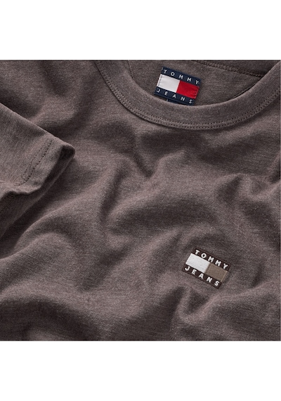 Tommy Hilfiger Jeans Reg Badge Erkek Kahverengi T-shirt Dm0dm22667