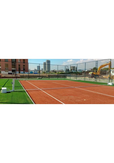 Adelinspor Via Seyyar Tenis Direği ve Gold Tenis File Seti