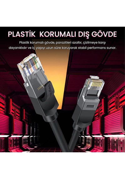 Cat6 1000mbps Gigabit Utp Ethernet Kablosu 1 Metre
