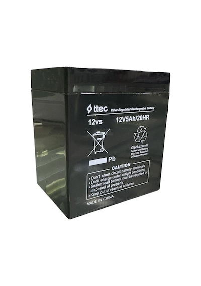 Ttec 12v 5 Ah Kuru Bakımsız Akü