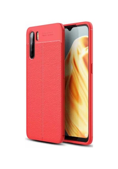 Oppo Reno 3 Kılıf Zore Niss Deri Desenli Silikon Kılıf