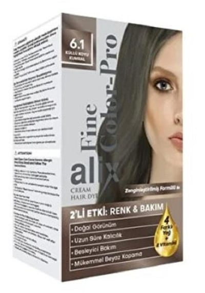 Alix Kit Saç Boyası 6.1 50 Ml Küllü Koyu Kumral