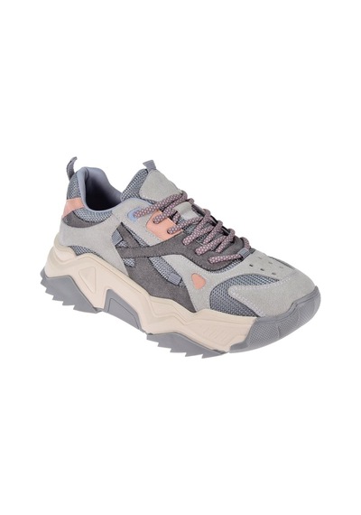 Pullman Kadın Spor Ayakkabı Sneaker Sms-65137 Gri