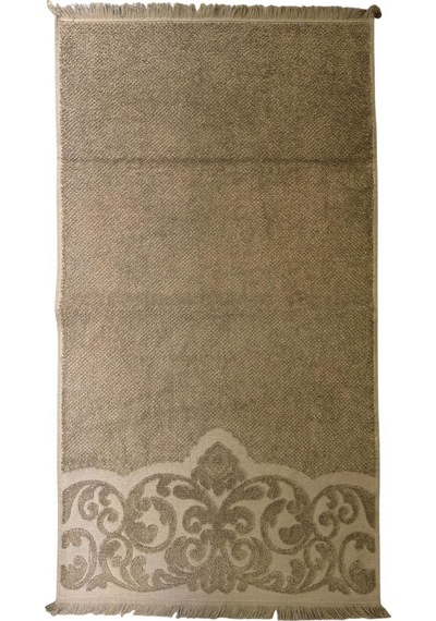 Maxstyle Alara Jakarlı 50x90cm Havlu Kahve Kahve