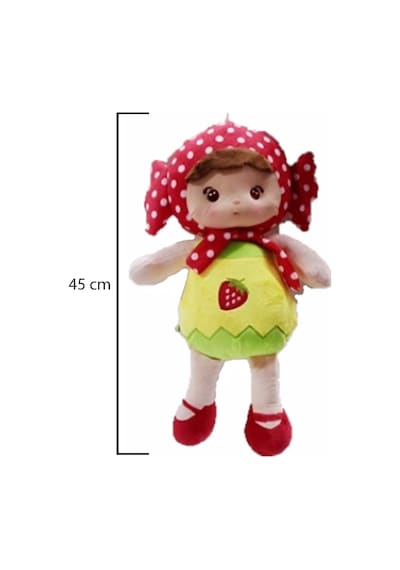 Karsan Büyük Çilek Peluş Bez Bebek 45 Cm A18260