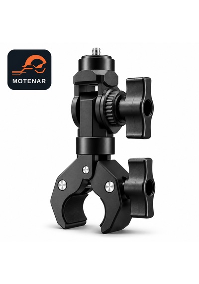 Motenar Aksiyon Kamera Tutucu 360 Ayarlanabilir Djı-insta360-gopro Aksiyon Kamera Uyumlu Siyah