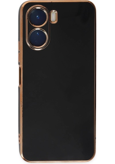 Cosmotex Newface Vivo Y16 Kılıf Volet Silikon - Siyah