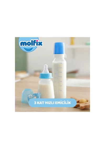 Molfix Bebek Bezi 6 Beden E.large Hiper Ekonomi Paketi 124Adet