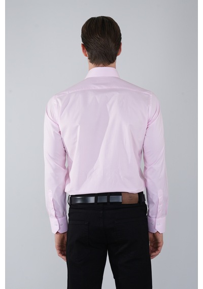 Bisse Uzun Kol Klasik Z Yaka Cepsiz Pembe Gmkls250014 D29 Pembe