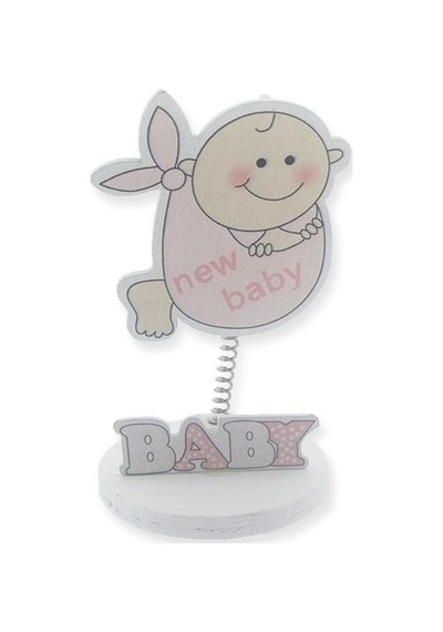 12 Adet New Baby Sticker Ahşap Bebek Notluk