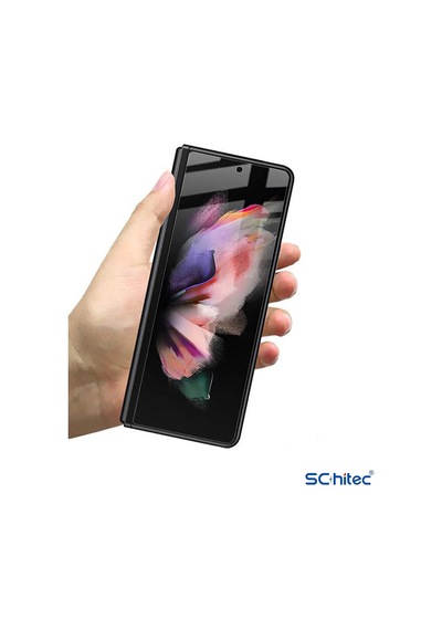 Samsung Uyumlu Galaxy Z Fold 6 Ön-Arka 360 Fullbody Darbe Emici Kaplama ve Hd Ekran Koruyucu