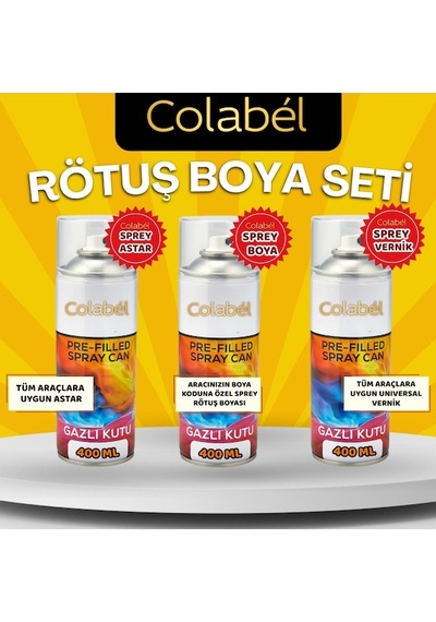 Acura Kod: R-522p 400ml Sprey Rötuş Boya + Vernik