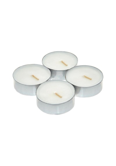 Tealight Mum Beyaz Yuvarlak 10 Adet