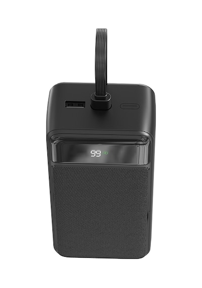 Lenyes PX355D 22.5 W 30.000 mAh Dijital LED Ekranlı Type-C ve Lightning Kablolu Powerbank