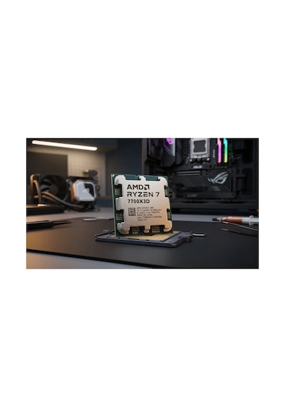 Amd Ryzen 7 7700x3d 8 Core, 4,00-4.50ghz, 104mb Cache, 120w, Am5 Soket, Tray, Dahili Grafik Var, Fan Yok Türkiye Distibütör