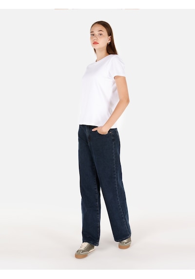 Colin's Colins Koyu Mavi Kadın Pantolon Denim