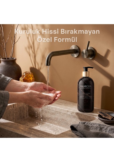 Maxrosa Aromatherapy Dark Amber & Oud Sıvı Sabun 500 Ml