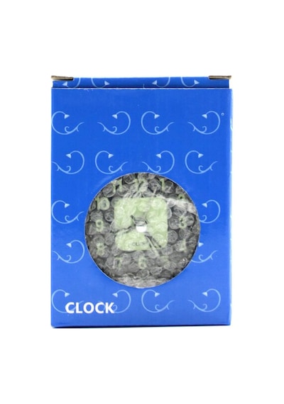 Twin Bell Alarm Clock Bgc-13 Kare Masa Çalar Saat Metal Kasa, Renkli, Pilli & Işıklı, Fosforlu
