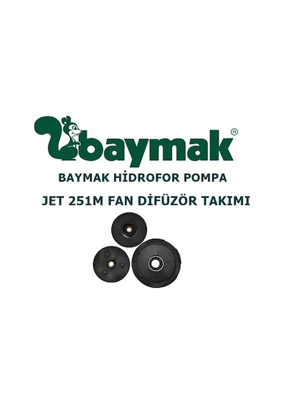 Baymak Hidrofor Pompa Jet 251M Fan Difüzör Takımı