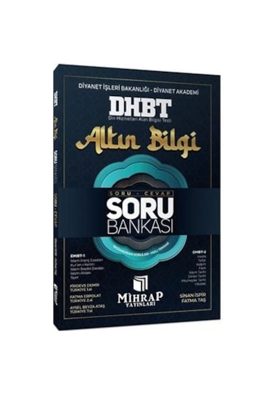 DHBT Altın Bilgi Soru Cevap Soru Bankası Mihrap Yayınları