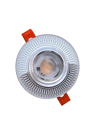 Kristal Motifli 2+4,5 W Sıva Altı Spot Kenarı Beyaz Orta Beyaz