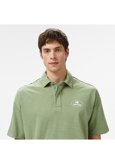United4 Ozon Erkek Yeşil Polo - 24uopt