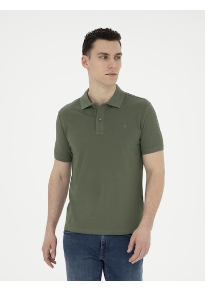 Pierre Cardin Erkek Haki Tişört Basic 50280754-vr027 Haki