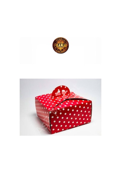 Turta Gold Mendil Pasta Altlığı Kalın 24 Cm + Orta Boy Pasta Kutusu 1 Adet Gold 24,5 X 19 Tekli P
