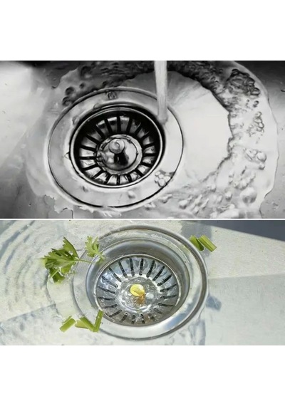 Paslanmaz Çelik Mutfak Evye Lavabo Süzgeci Lavabo Gideri Atık Gıda Tıpası Çok Renkli