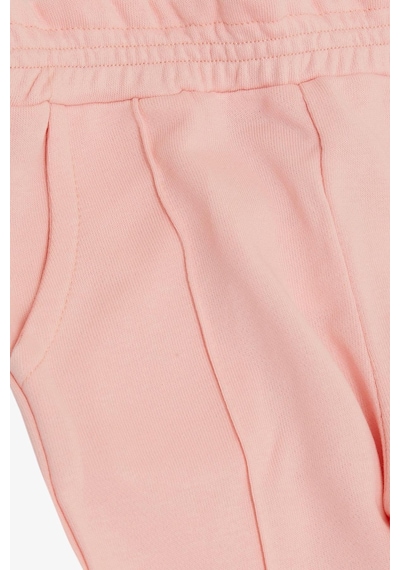 Breeze Kız Çocuk Alt Beli Paçası Lastikli Cepli 1-4 Yaş, Pembe-pembe Pembe